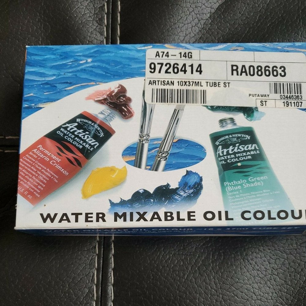 Winsor & Newton Artisan Water Mixable Oil Colour 10 Count Pack of Assorted Paint - Picture 2 of 8